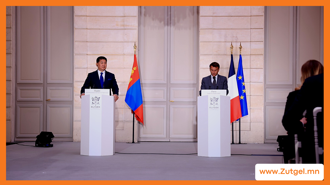 Монгол, Францын Төрийн тэргүүн нар хэвлэлд мэдээлэл хийлээ